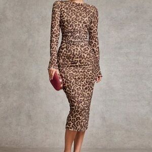 Leopard Print Mini Dress